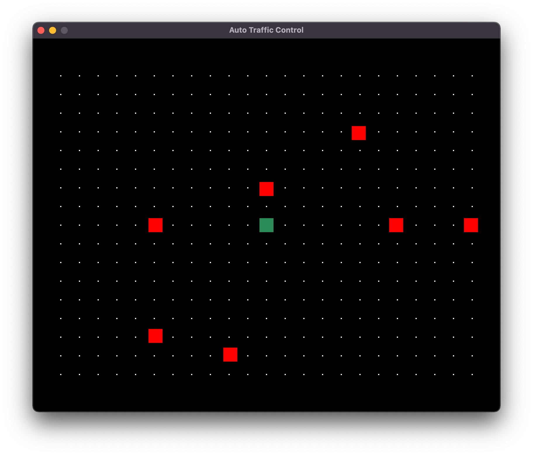 Screenshot of version 0.1.0 of the game Auto Traffic Control